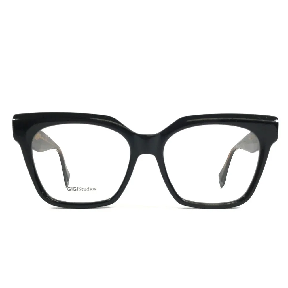 Gigi Studios Eyeglasses Frames ADELE 6747/1 Black Tortoise Havana 52-16-140